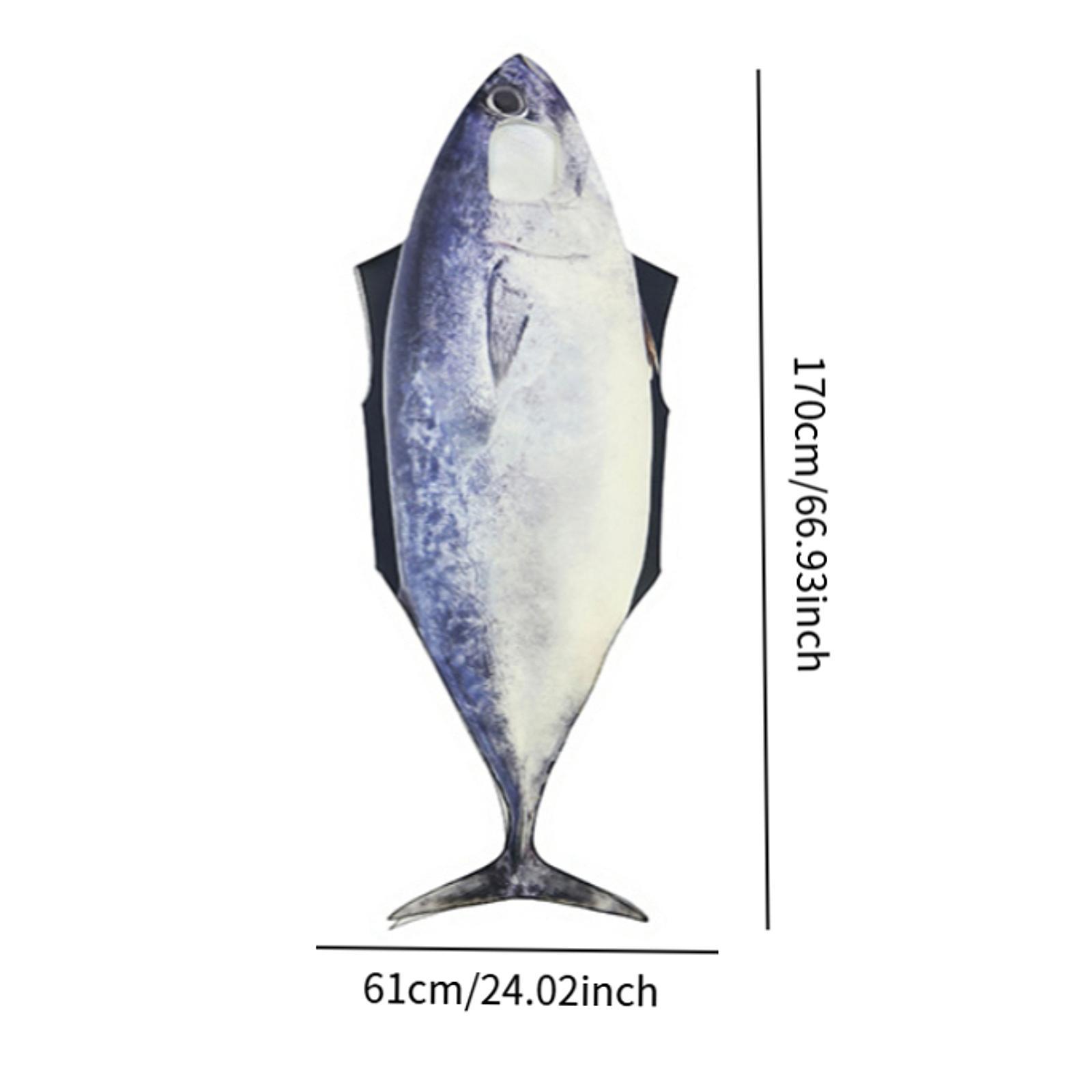 2xFish Costume Fancy Dress Halloween Costumes for Holiday Masquerade Role Play