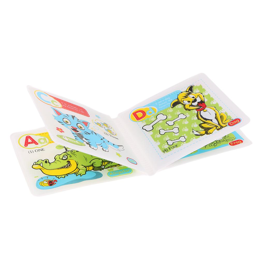 Waterproof Baby Kids Shower Bath Book Early Educational Toys Animal Paradise