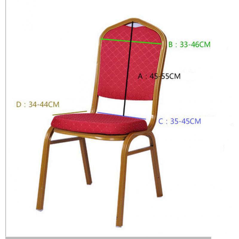 One-piece Dining Room Chair Cover Protector Banquet Chair Slipcover Orange