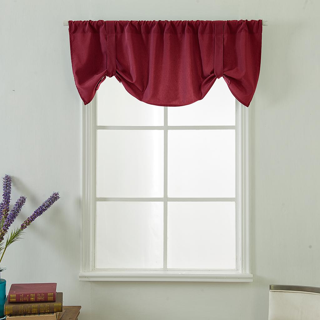 Solid Color Window Voile Curtain
