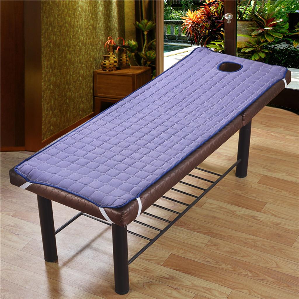 SPA Massage Treatment Bed Cover Mattresses Light Purple 180x60cm