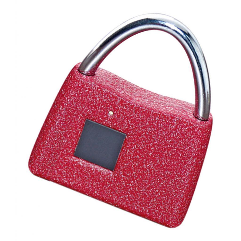 Universal Smart Fingerprint Padlock Anti-theft Frosted Lock frosted red