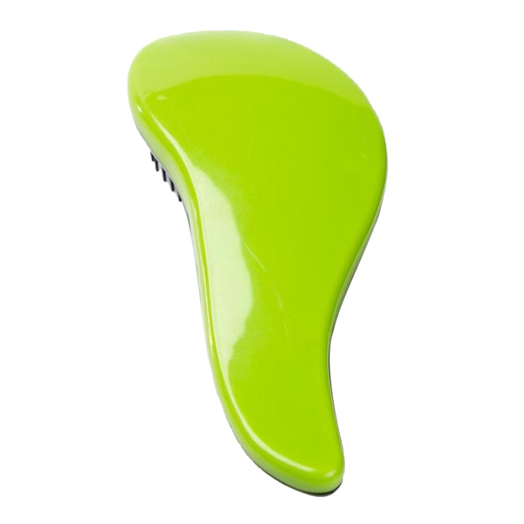 Hair Brush Detangling Comb Shower Hair Brush Salon Styling Hair Comb Green