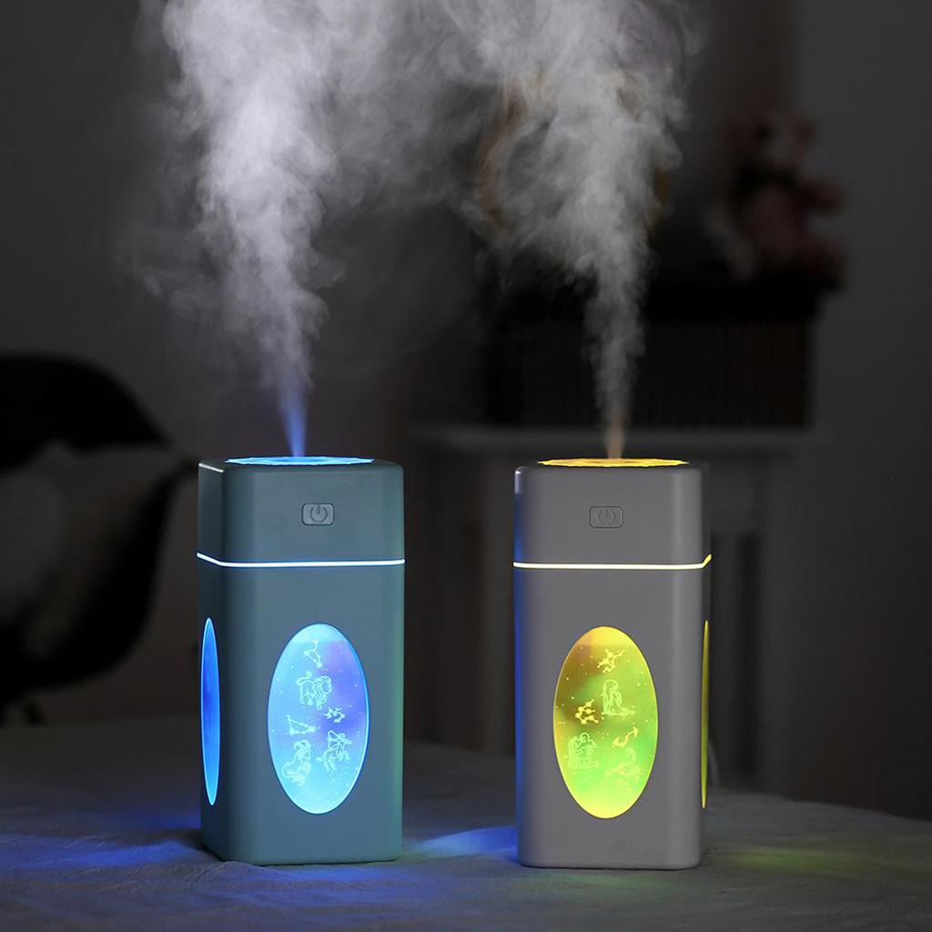 260ml Ultrasonic Air Diffuser Mist Purifier Aroma Humidifier LED Light Blue