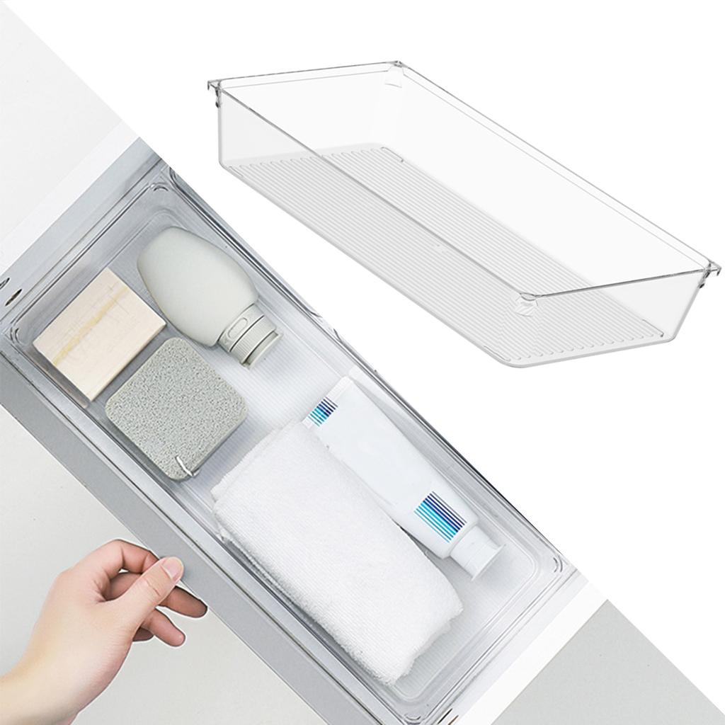Stackable Drawer Organizer Makeup Stationery Divider Storage 30.6x15.3x5.2cm