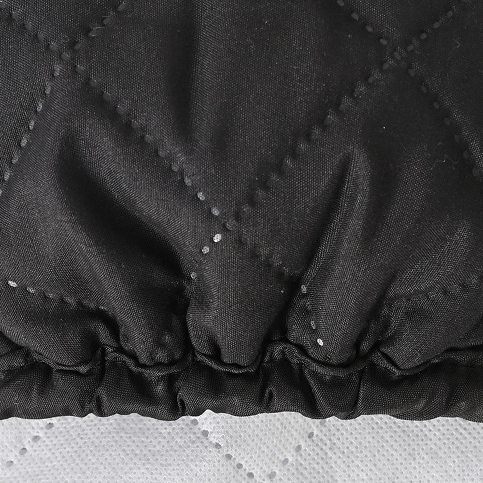 4xSofa Armrest Cover Slipcovers Waterproof Stretch Protective Cloth Black