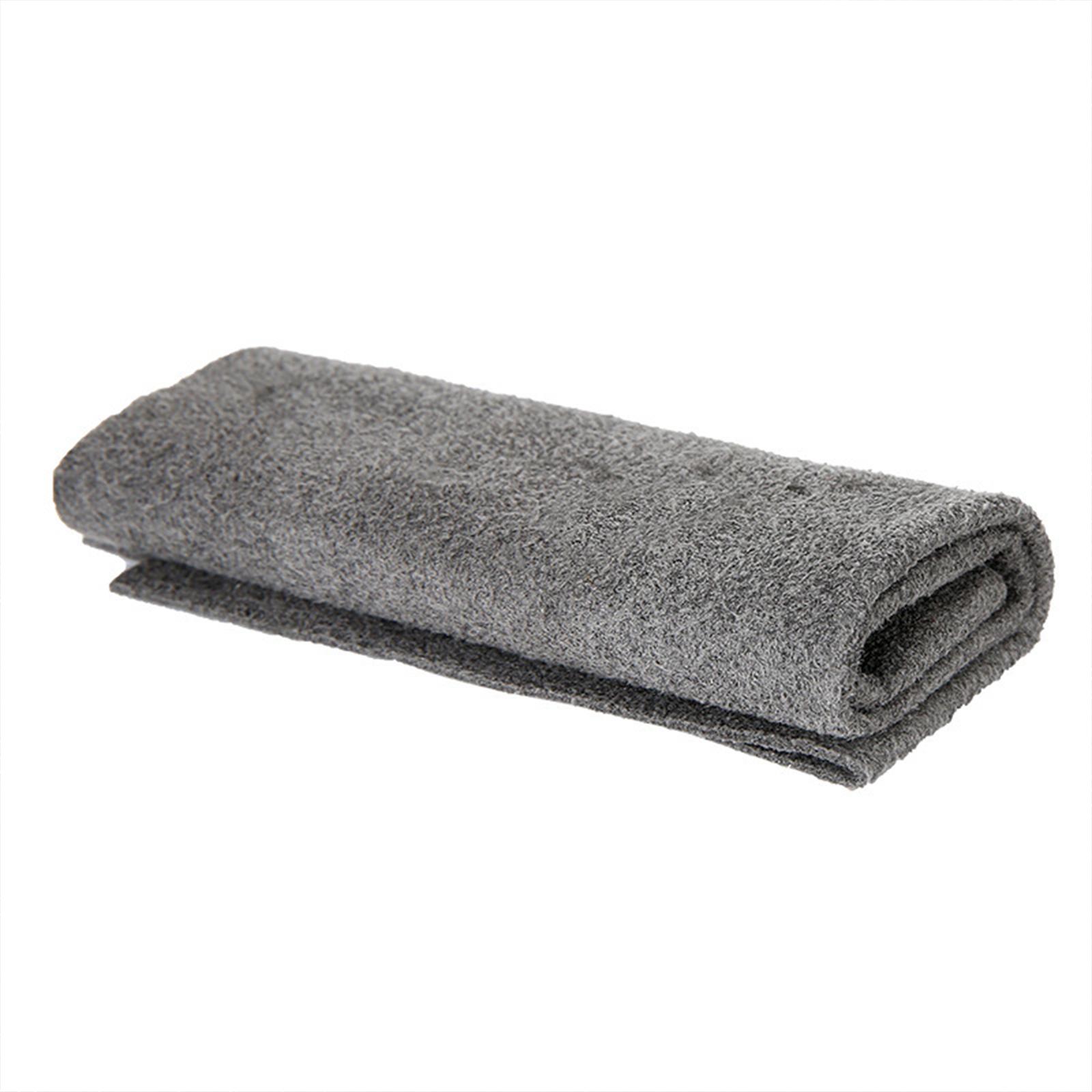 5x Multifunctional Microfiber Cleaning Cloth Washable for Bathroom Car Gray 30cmx30cm