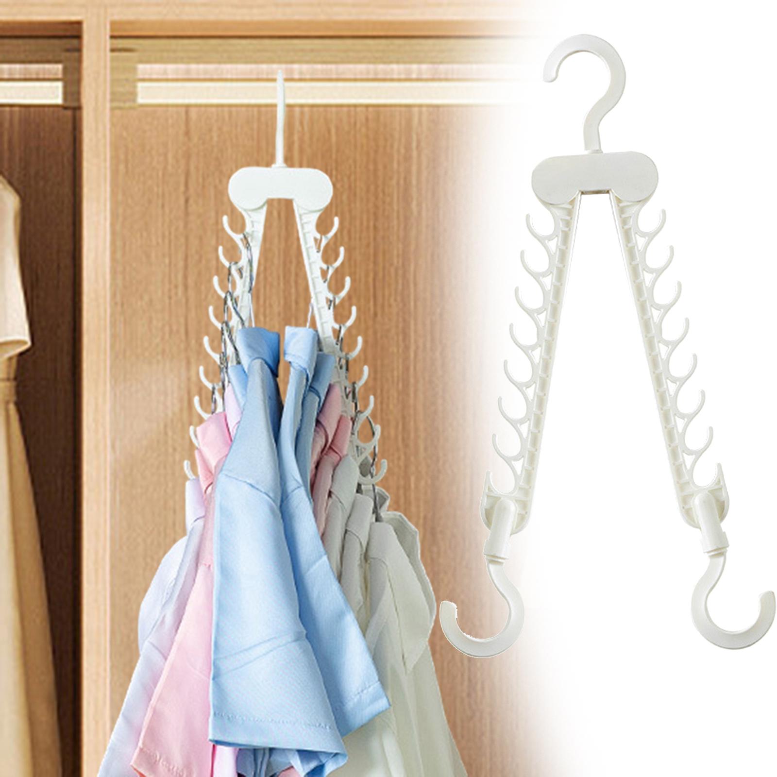 Foldable Clothes Hanger Durable Space Saving Hangers for Coat Clothing Shirt