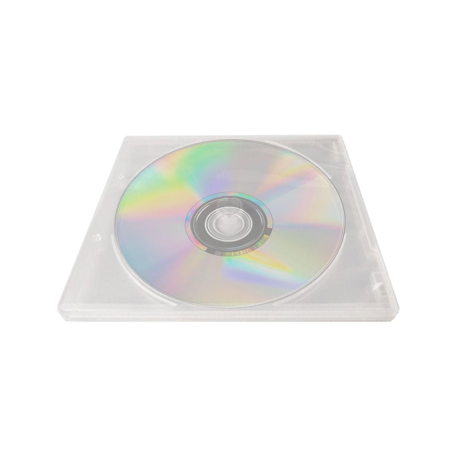 10Pcs Clear CD Cases CD Protection Portable Waterproof DVD Cases Replacement