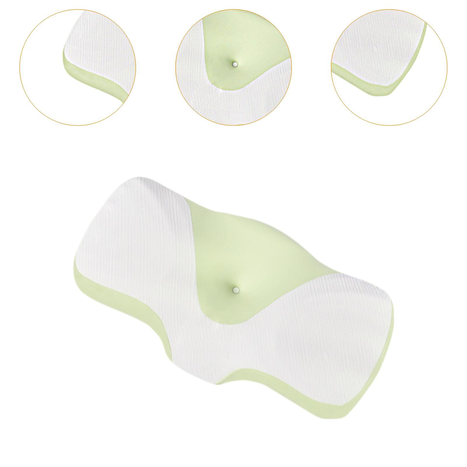 Cervical Pillow Practical Bedroom Breathable Comfortable Neck Support Pillow Green