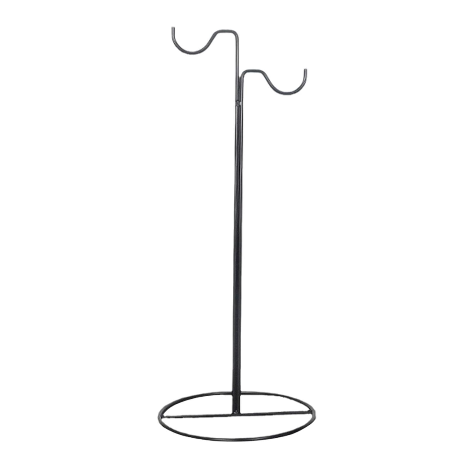 Carbon Steel Bag Display Stand Black
