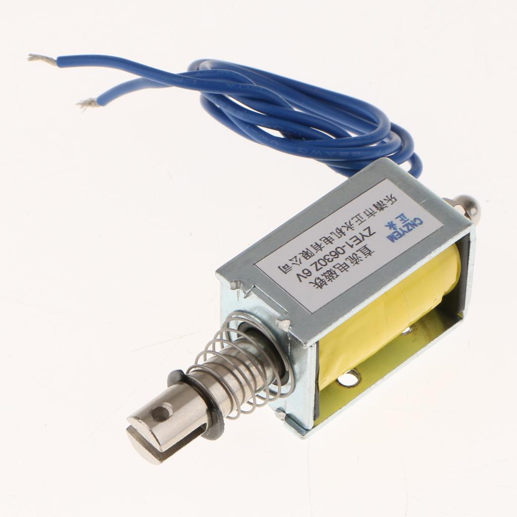 ZYE1-0630Z Linear Mini Push Pull Solenoid Electromagnet Reset DC6V