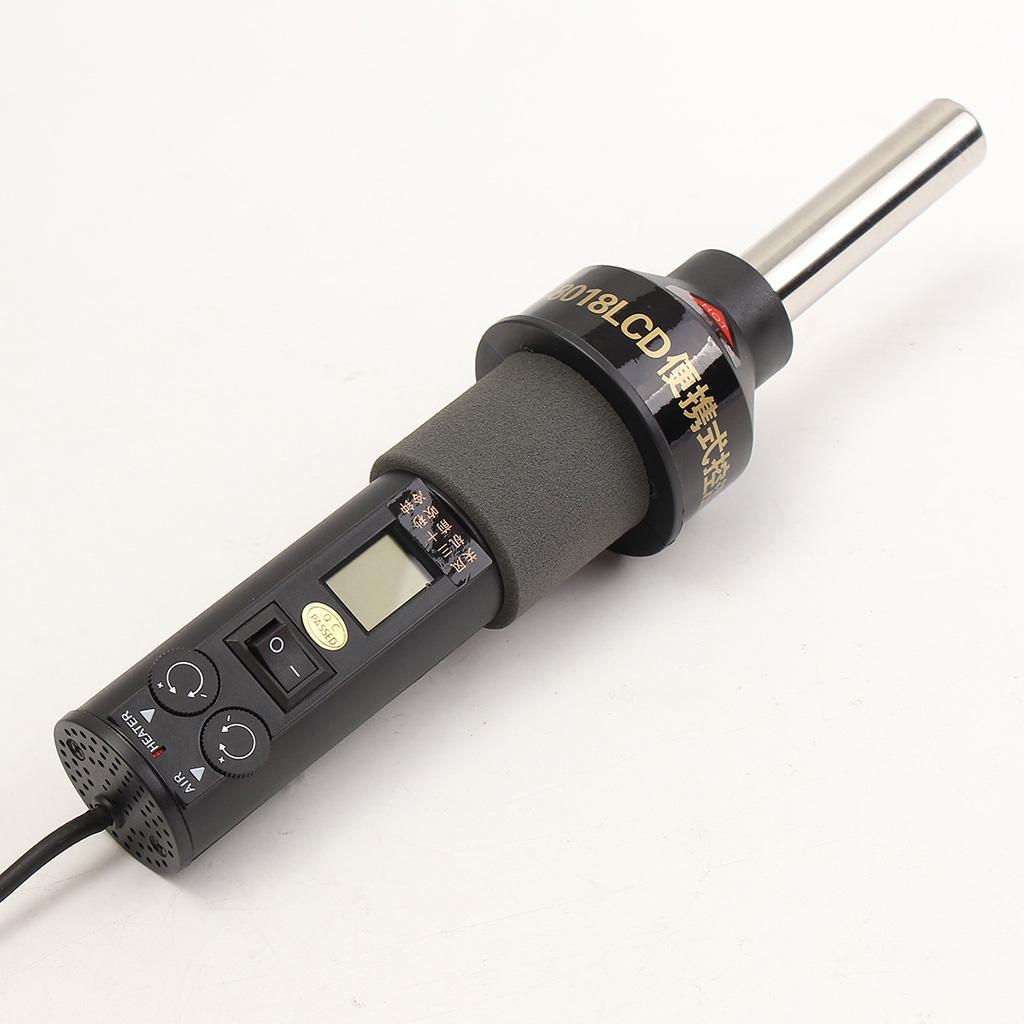 AC220V 450W Electronic Heat Hot Air Solder Gun Desoldering Station+ 9 