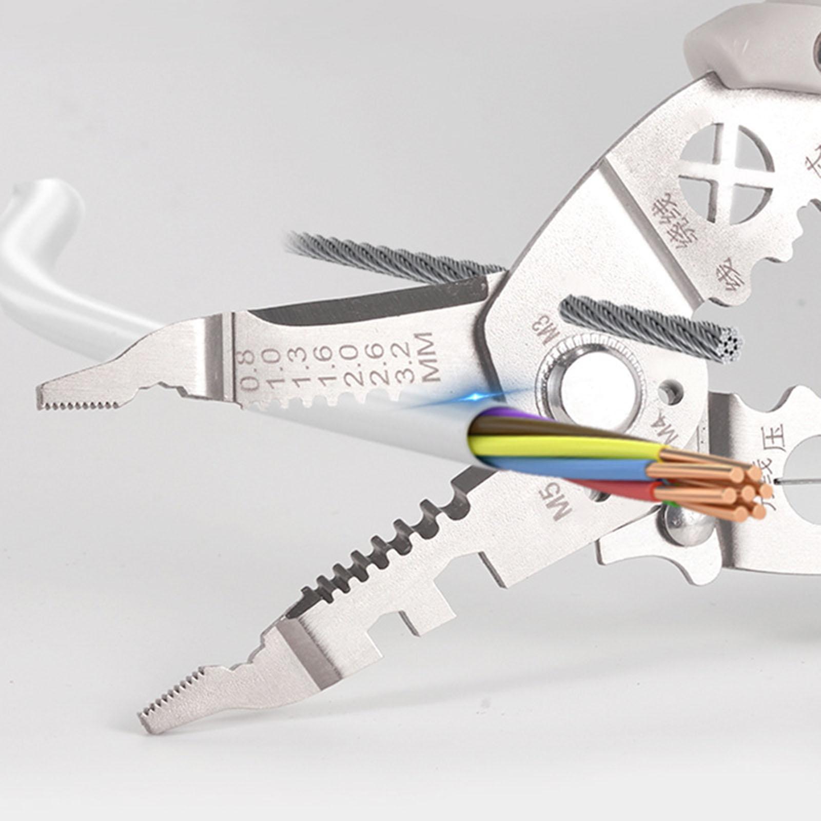 Multipurpose Wire Strippers Professional Portable Sturdy Wire Cutter Strippers
