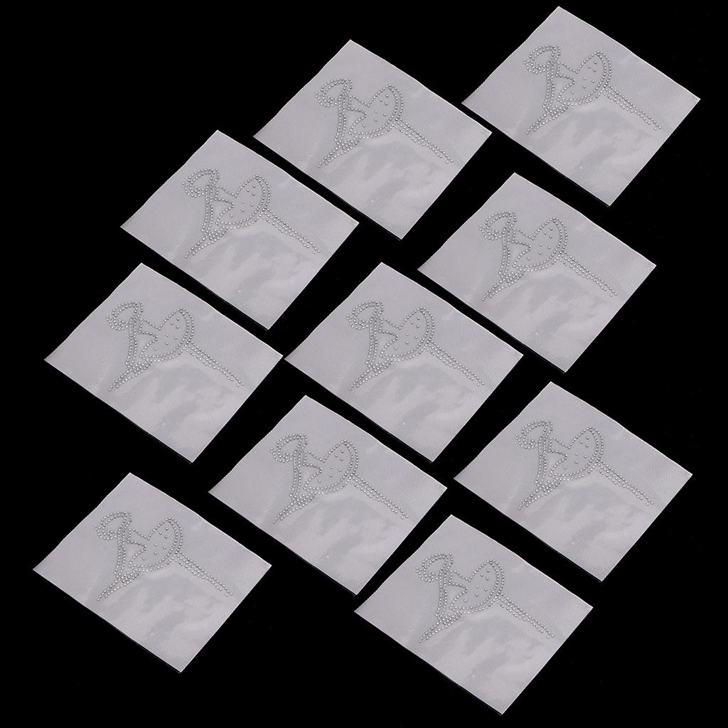 Crystal Rhinestones Iron on Patches Hot Fix Transfer Applique Ballet Girl