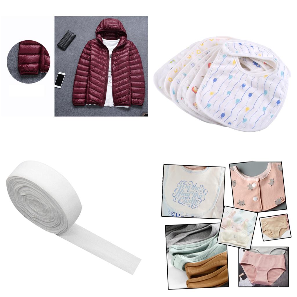 5x 2cm Elastic Flat Bias Binding Tape Craft Clothing Sewing Braided Rope