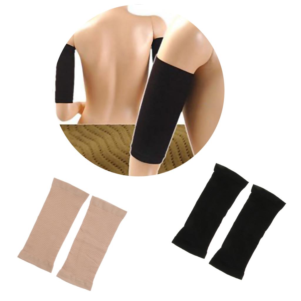 Perfeclan 1Pair Upper Arm Shapewear Slimmer Shaper Sleeves Slimming Wraps