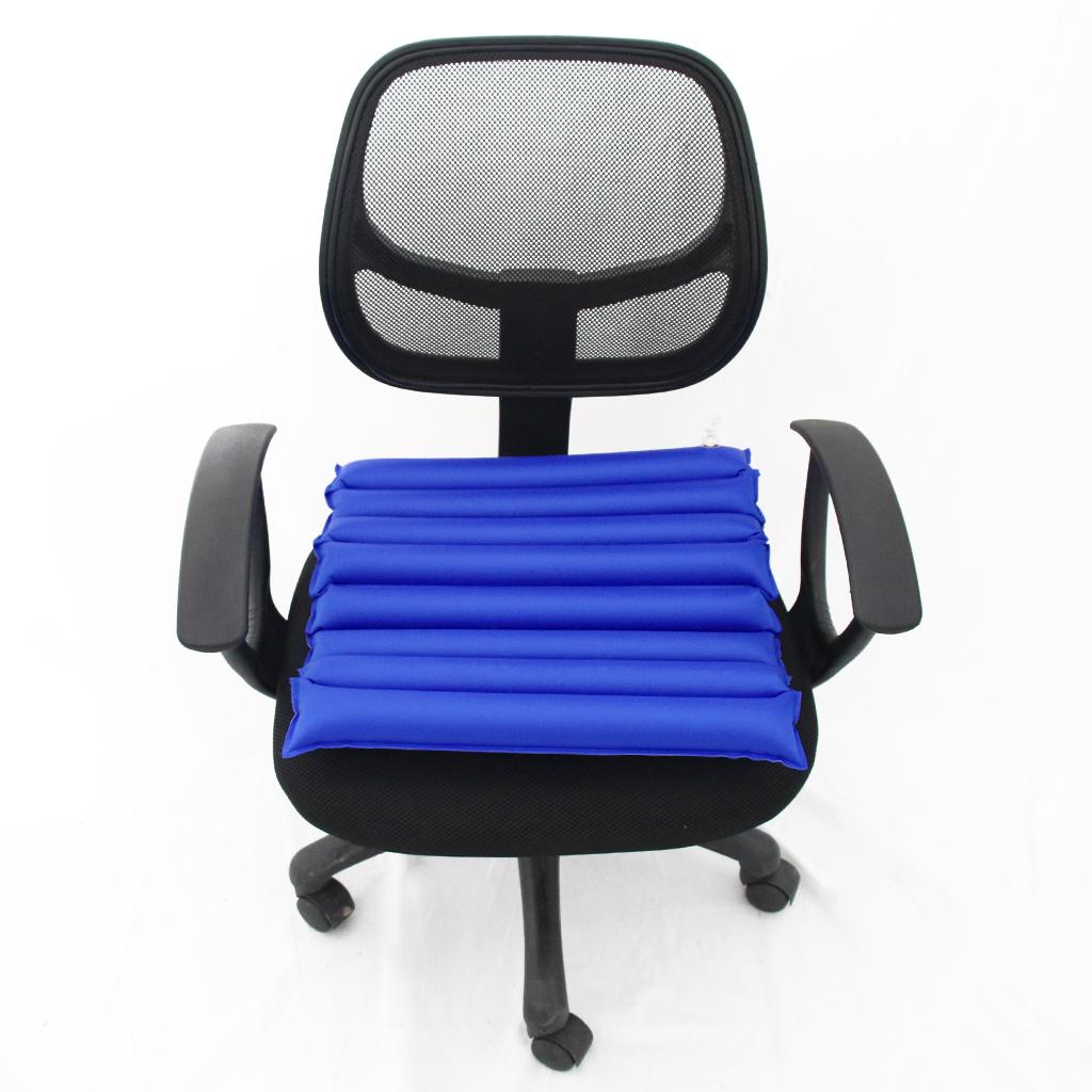 Inflatable Seat Cushion Elderly Wheelchair Pillow w/ Pump Hemorrhoid Relief