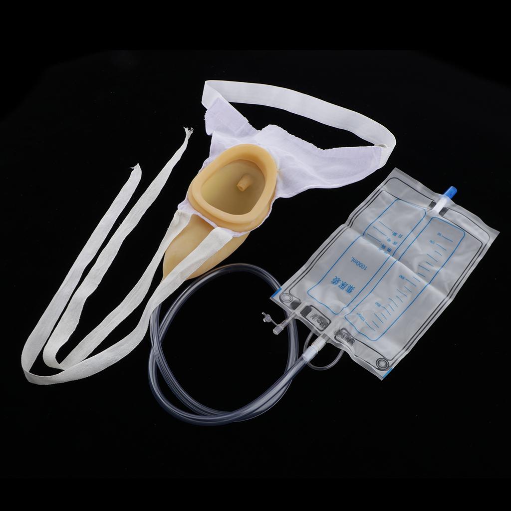 Female Urine Bag Urinal Pee Holder Incontinent Aid Urinary 1000ml Bladder