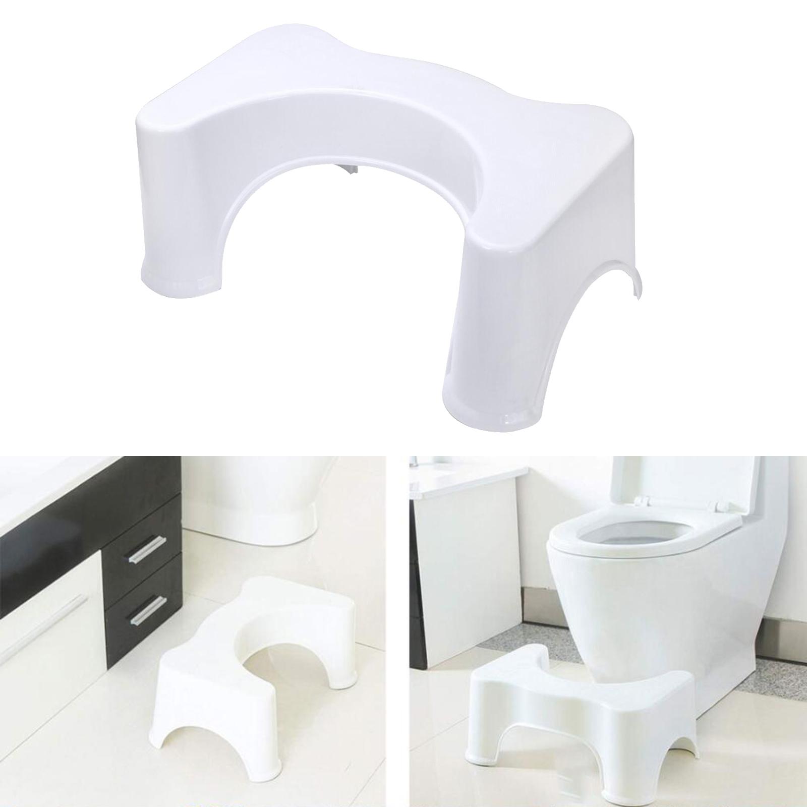  Step Stool For Toilet Training Kids Anti-skid Bathroom Stool White