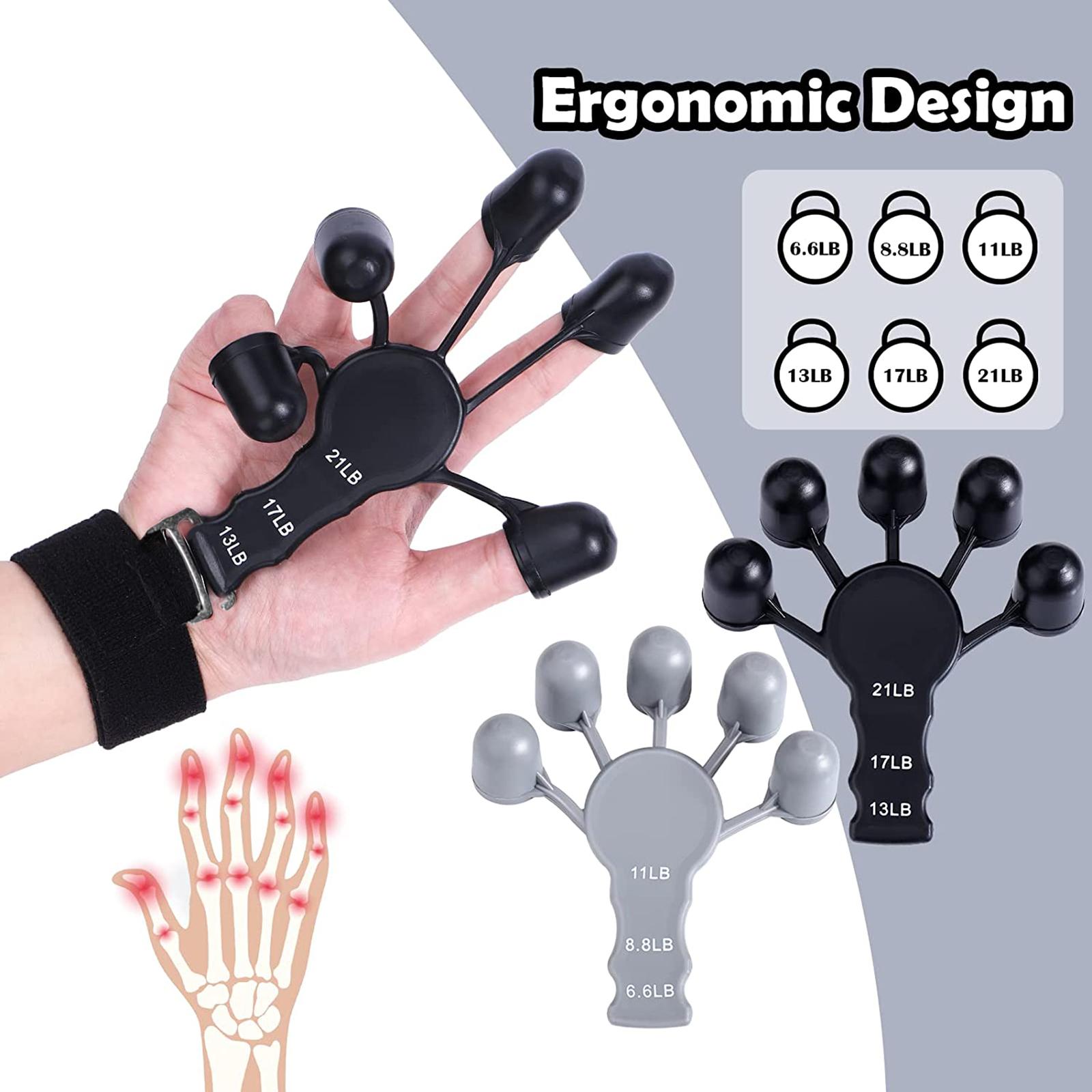 Finger Exerciser Wrist Puller Hand Resistance Band Silicone Finger Stretcher Full Cover