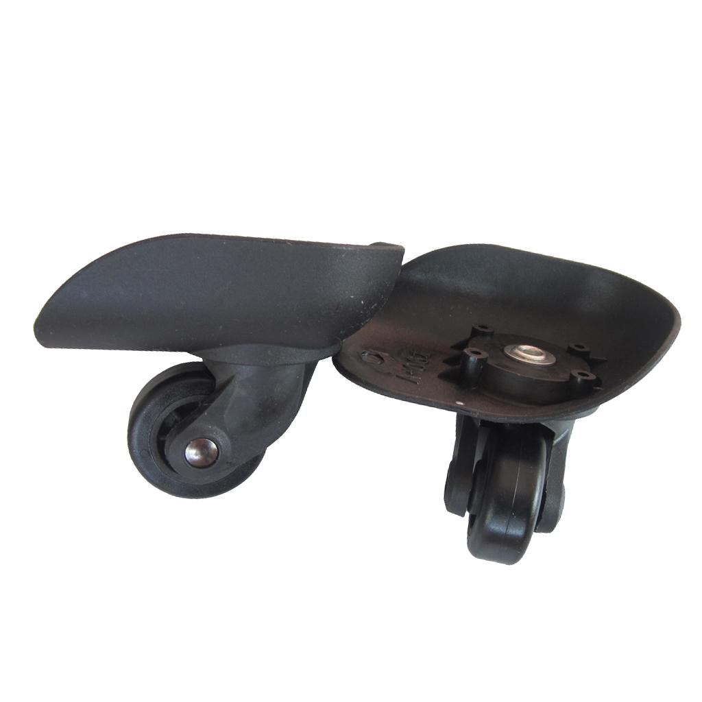 2 Pairs Universal Swivel Suitcase Trolley Luggage Casters Replacement Wheels