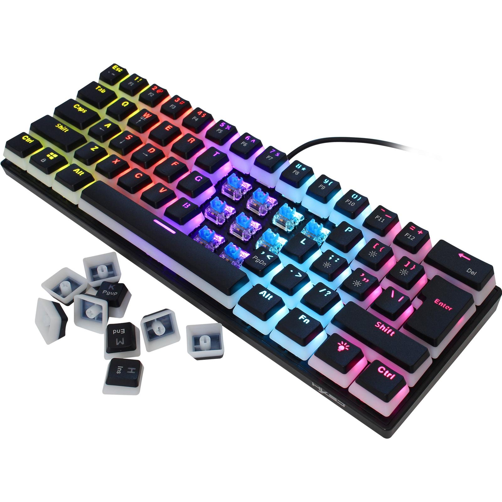 Compact Mechanical Gaming Keyboard Waterproof for Laptop computer