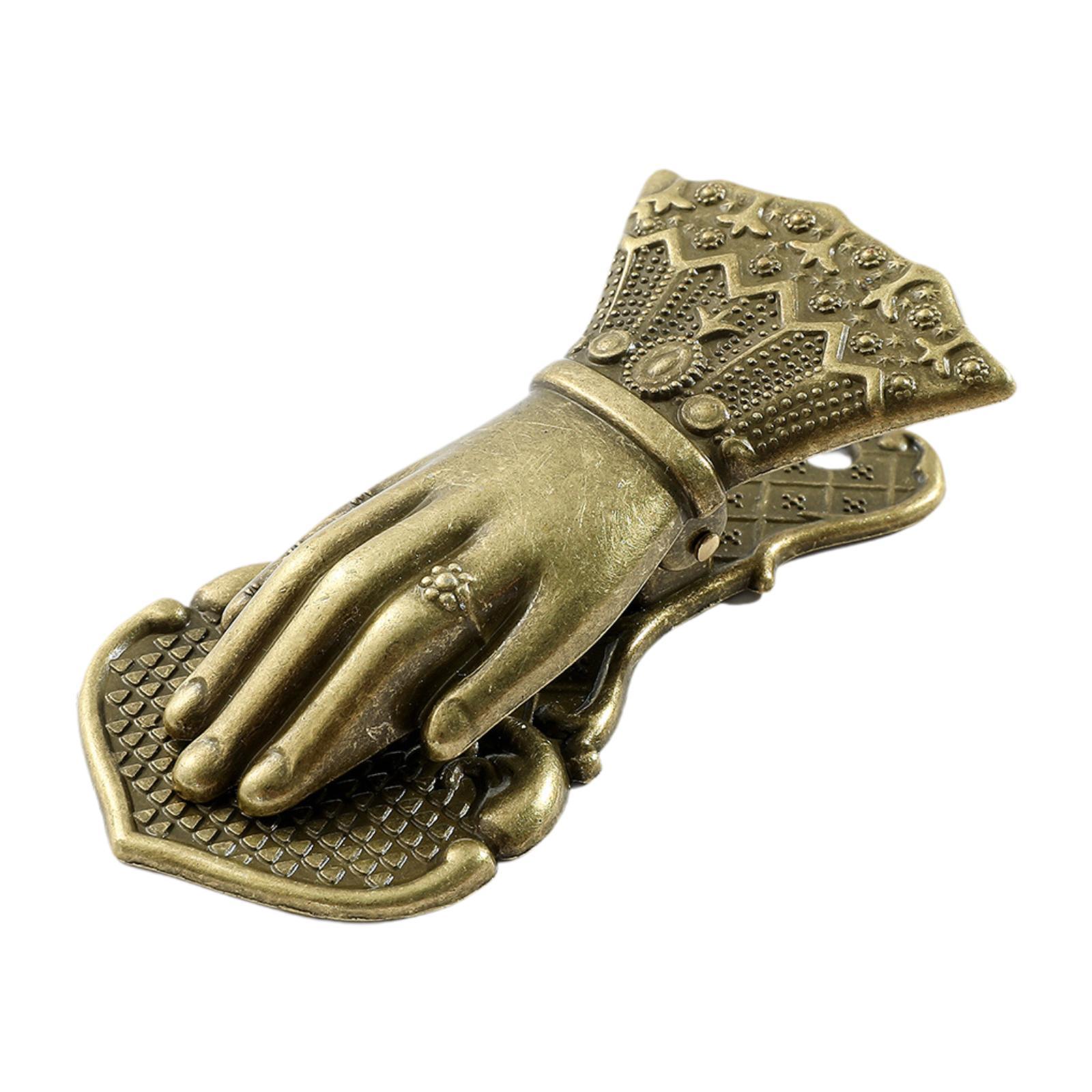 Vintage Hand Shaped Paper Clip Retro Journal Clip for Journaling Home Office Bronze