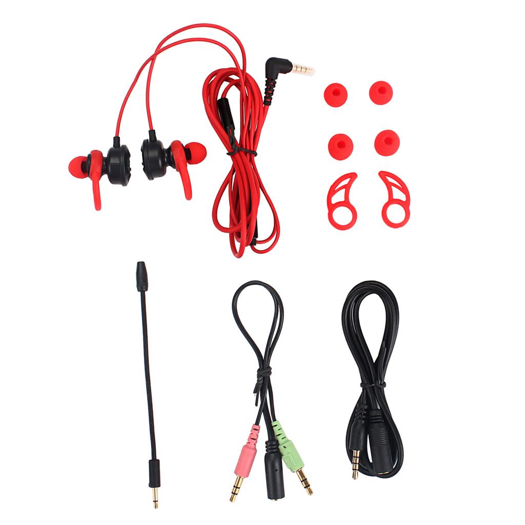 Stereo Earbud Headset with Microphone for Smartphone PC Computer Laptop