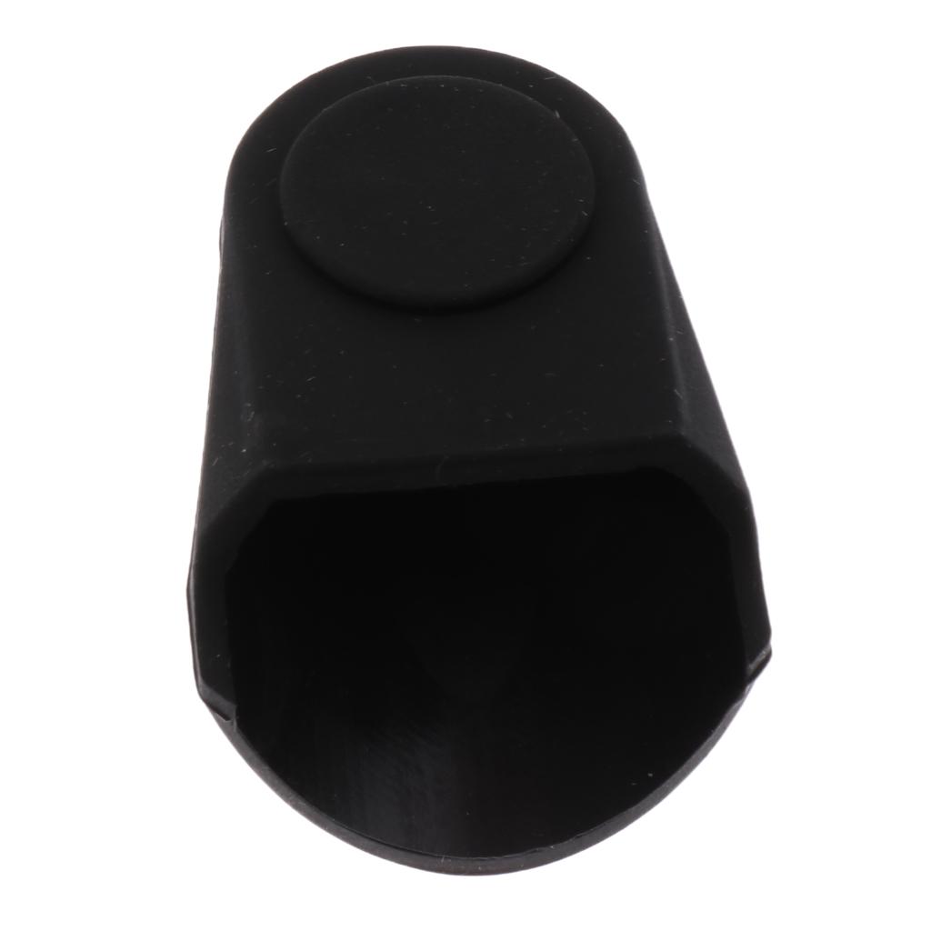 Rubber Mouthpiece Cap for Soprano Sax Mouthpiece Protection Black