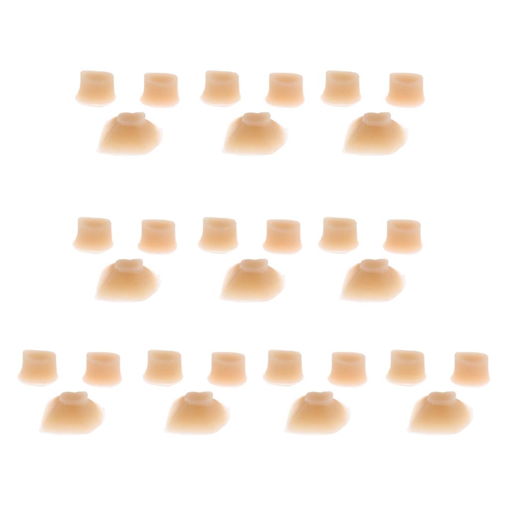 7x10 Sets Rubber Flute Piccolo Pads Woodwind Instrument Replacement Accessory