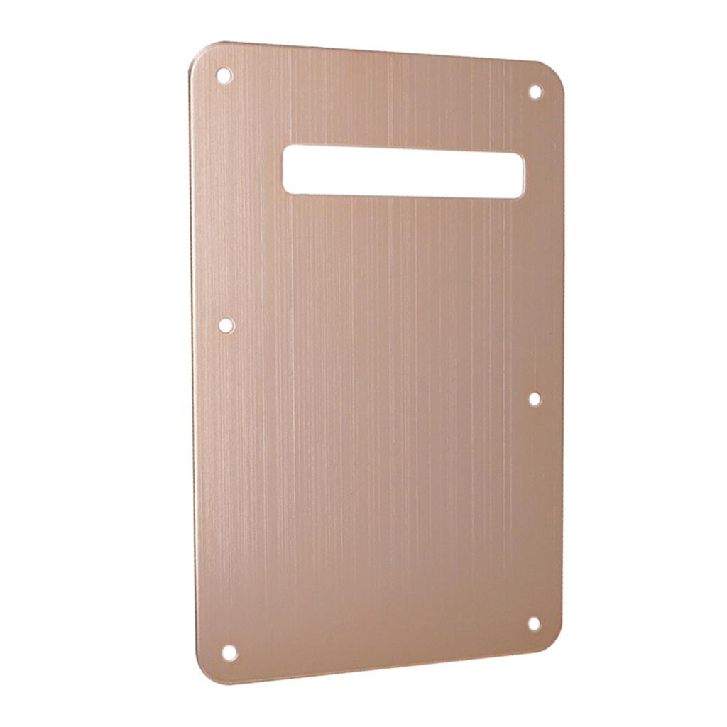 Durable Aluminium 6 Hole Electric Guitar Tremolo Cavity Cover Backplate