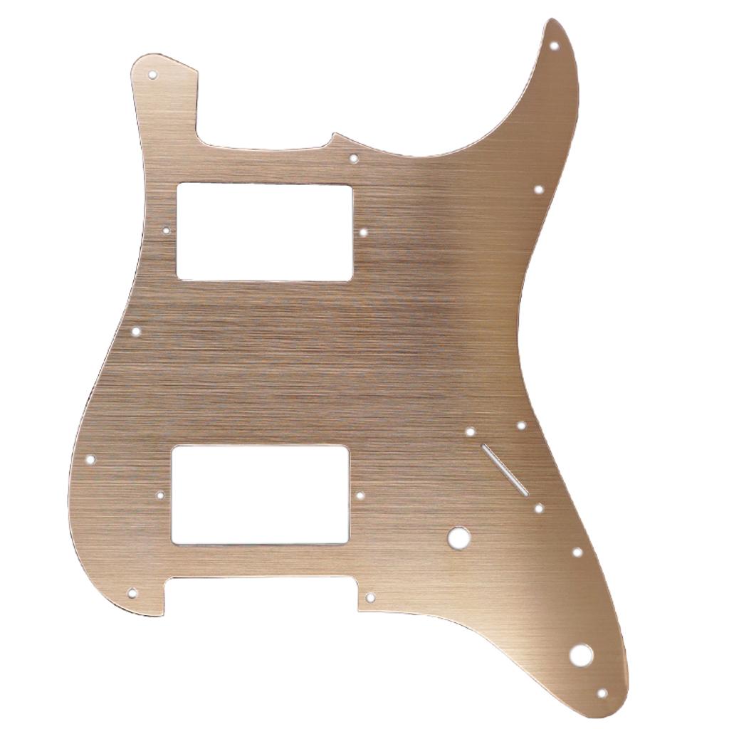 Aluminum Alloy Hh Electric Guitar Pickguard Scratch Plate Diy Ebay