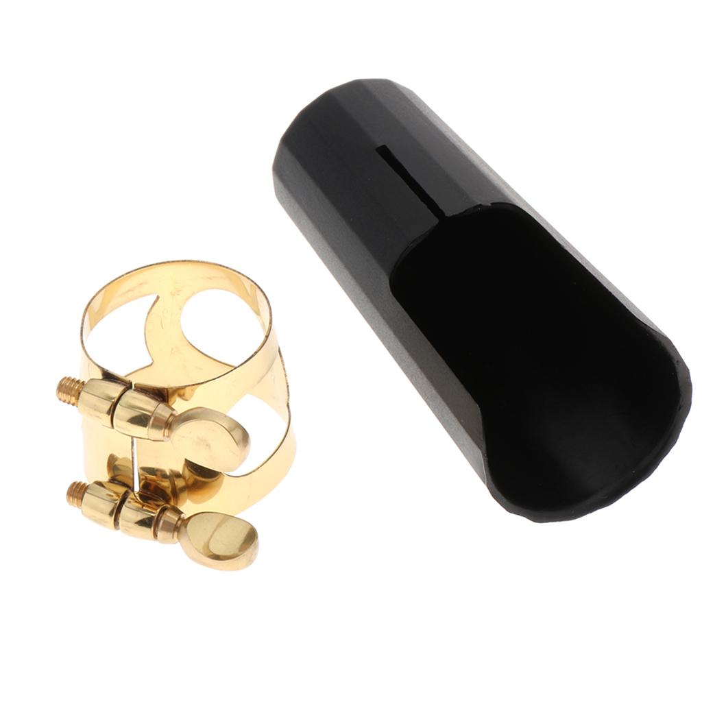 Alto Saxophone Sax Metal Mouthpiece Ligature and Plastic Cap eBay