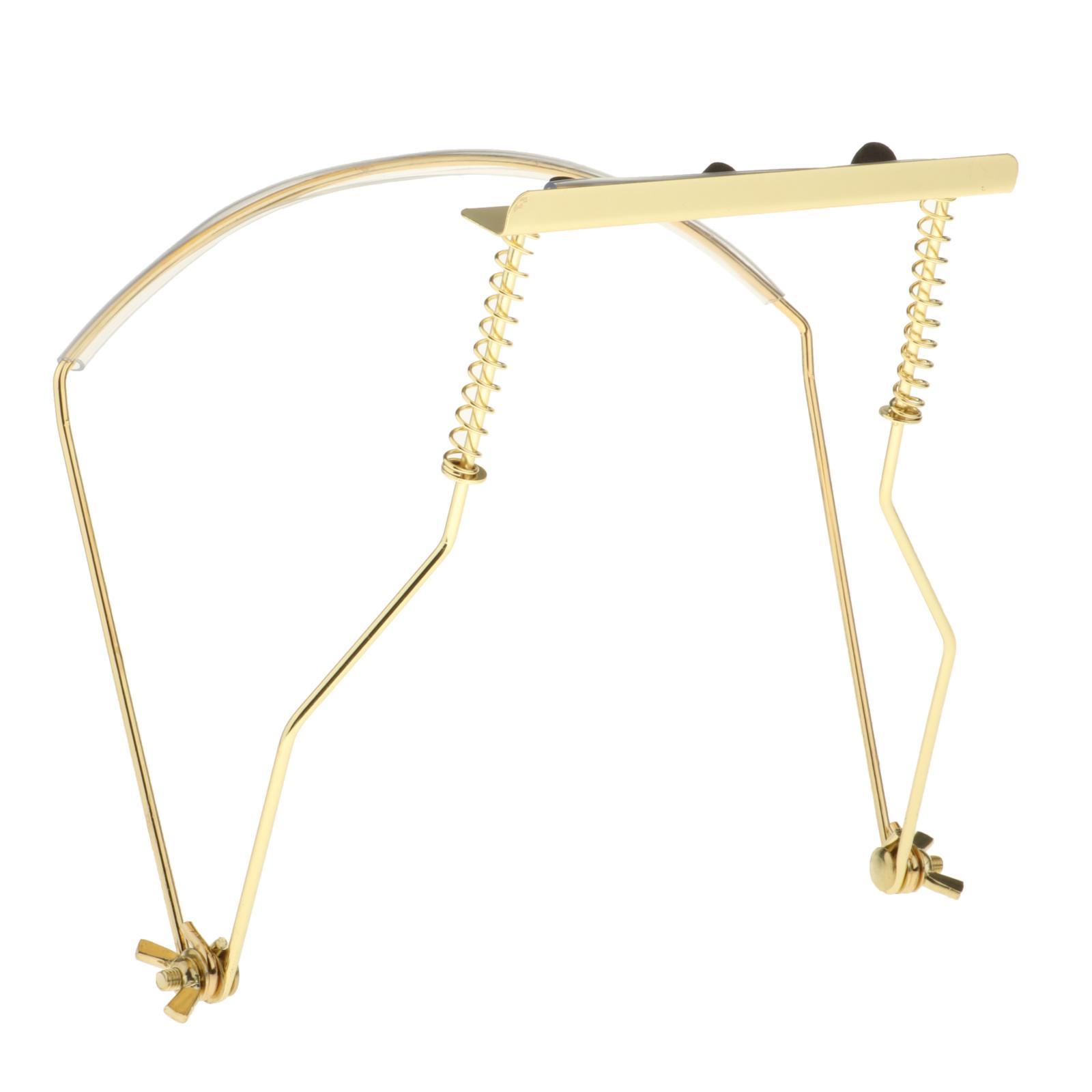 Adjustable Harmonica Holder Gold