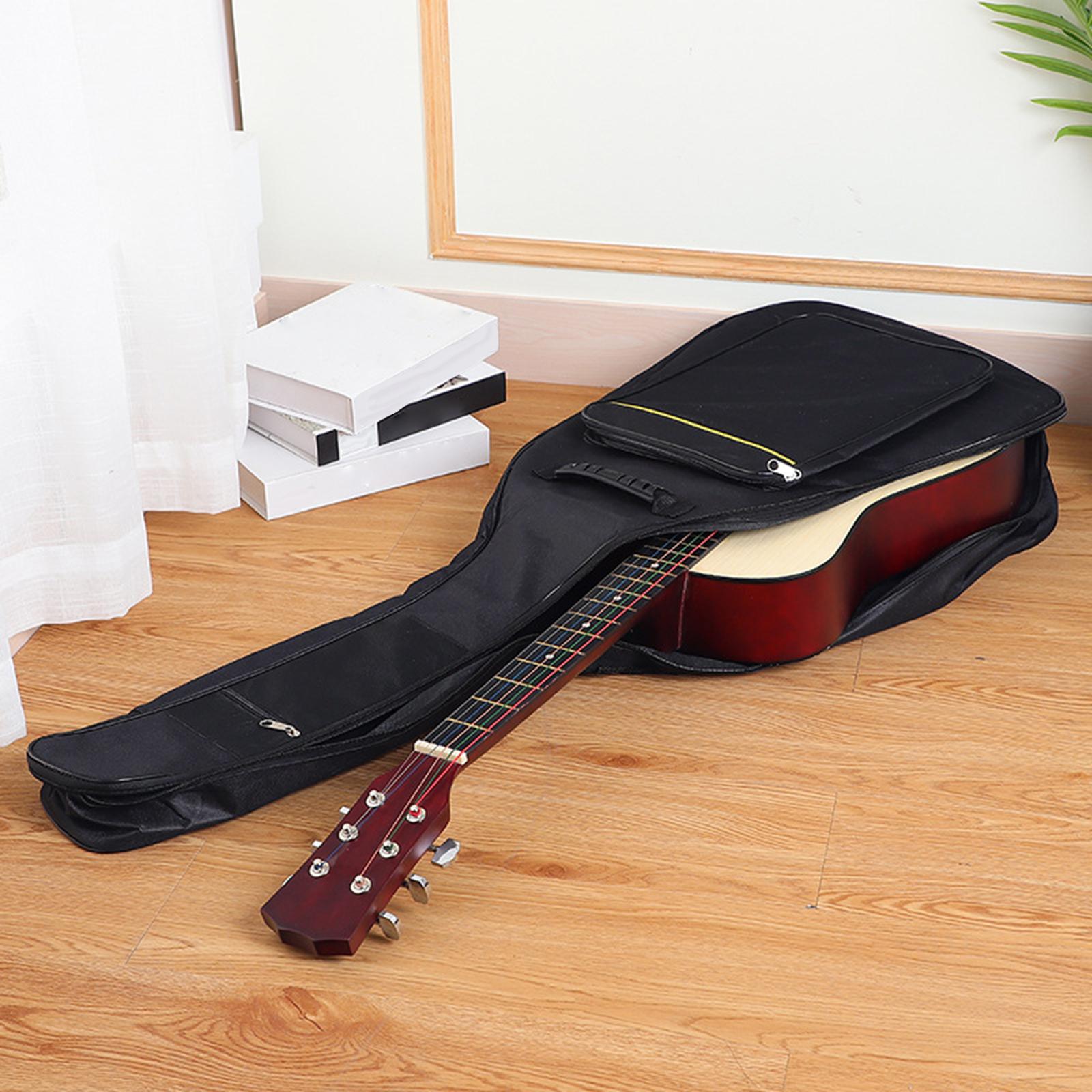 Waterproof Electric Guitar Bag Instrument Case Thick Padding for Accessories