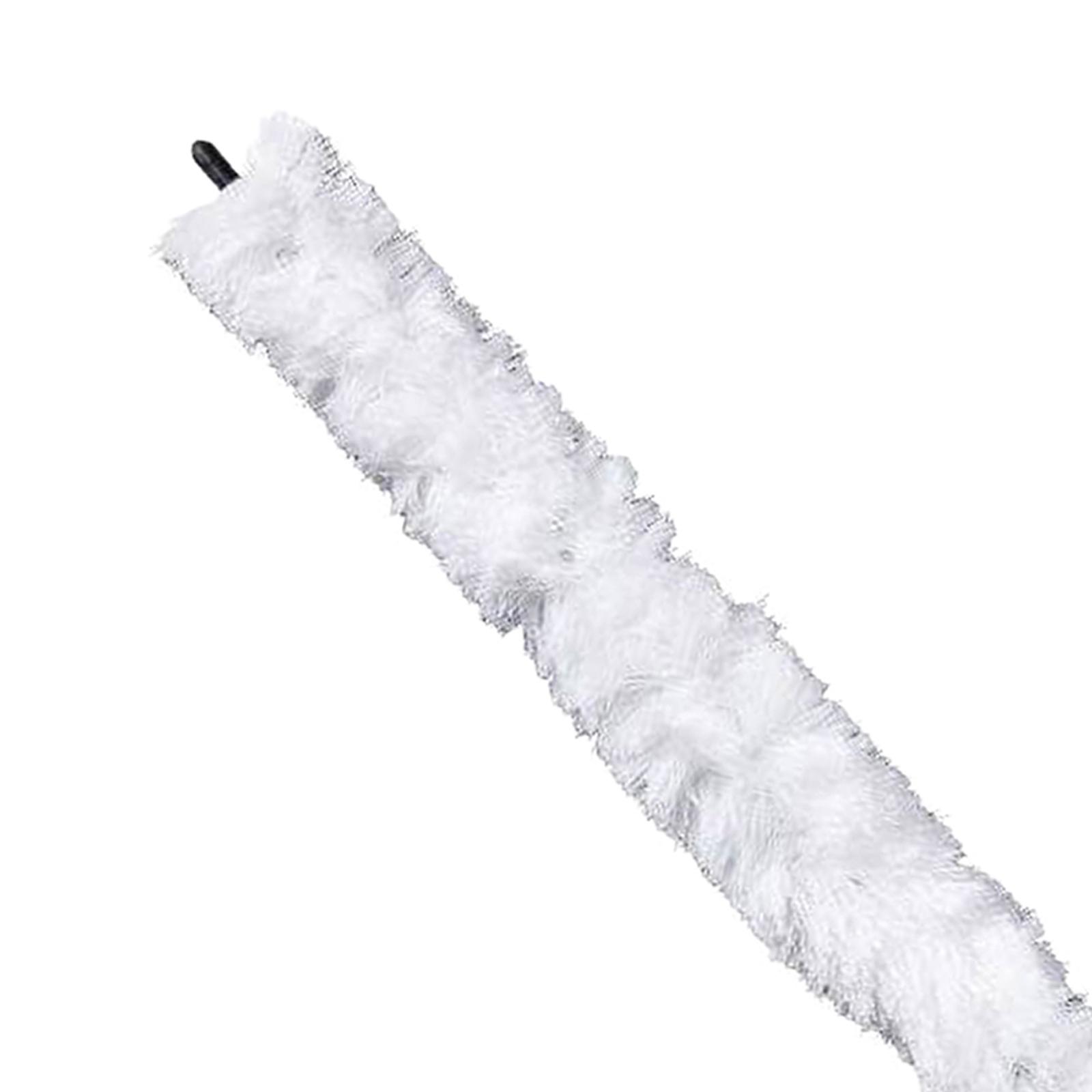 Flute Clarinet Cotton Cleaning Brush Durable Music Instrument Parts Portable white