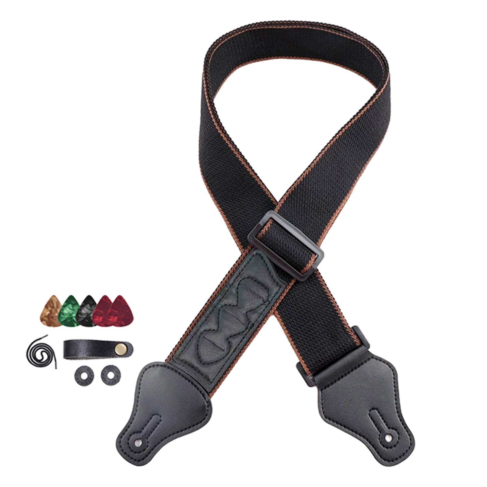 Guitar Strap With Pick Holders