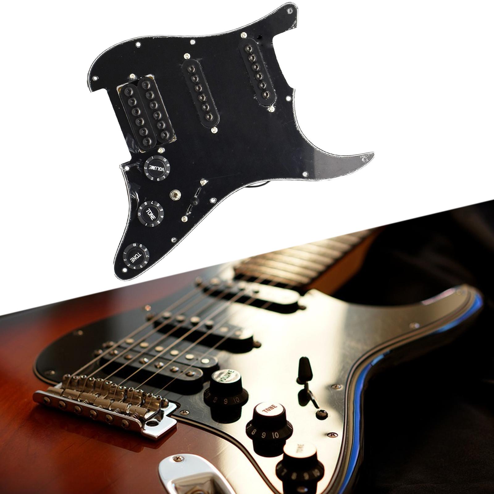 Guitar Pickguard Guitar Pickguard Scratch Plate for Musical Instrument Parts Black