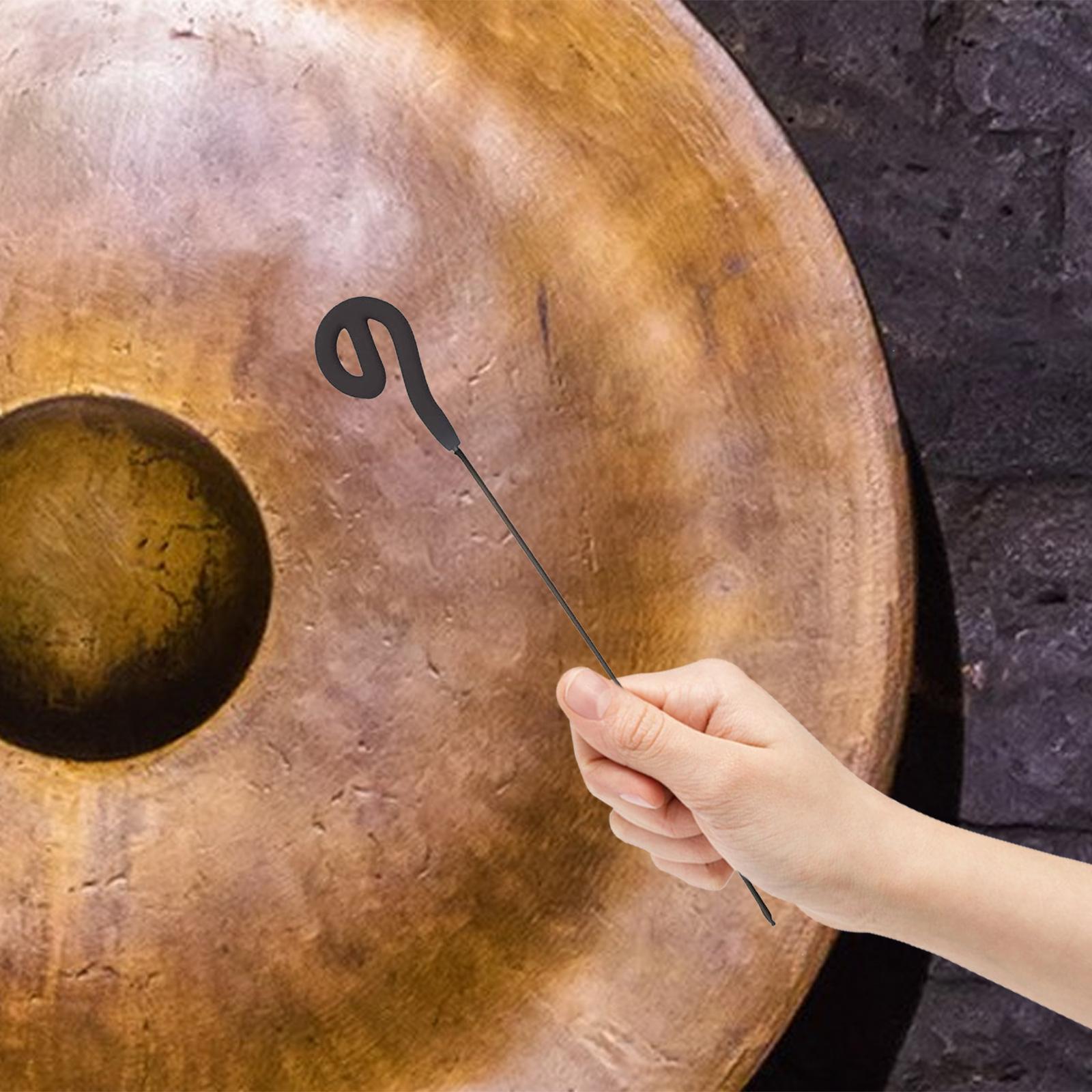 Gong Resonant Mallet Friction Gong Mallet for Instruments Percussion Playing Black