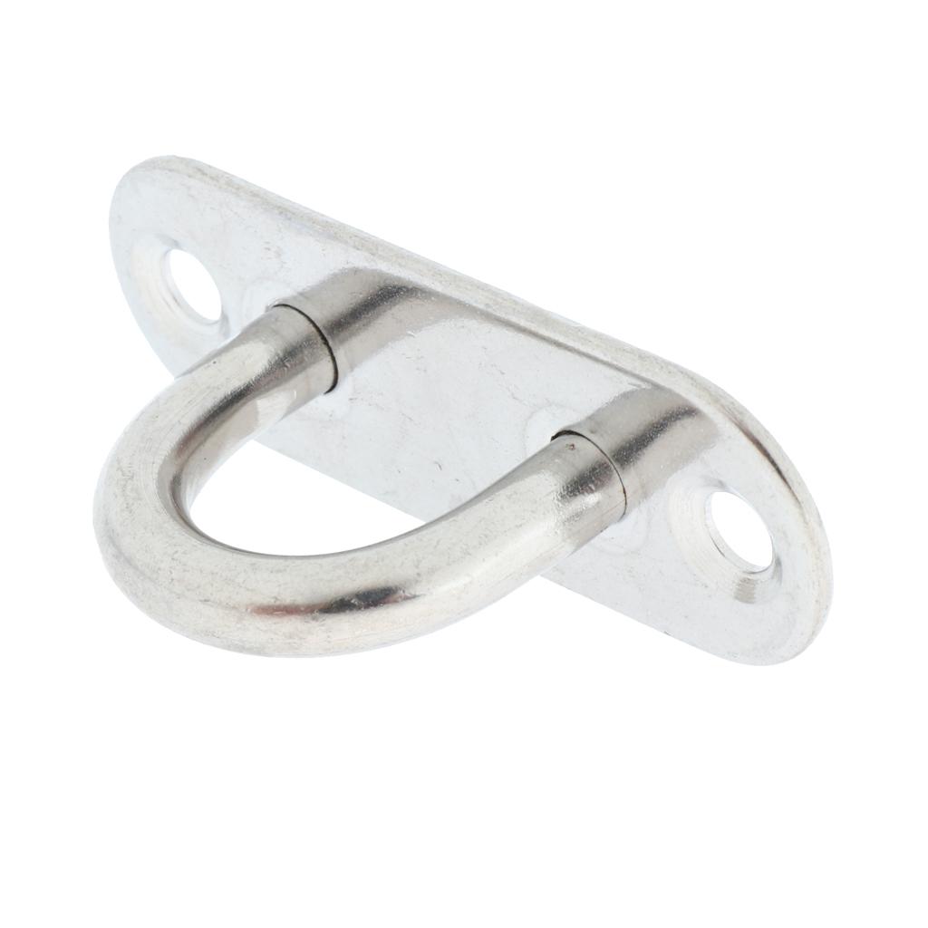 304 Stainless Steel Oblong Pad Eye Plate, Home, Marine Boat Rigging 6mm