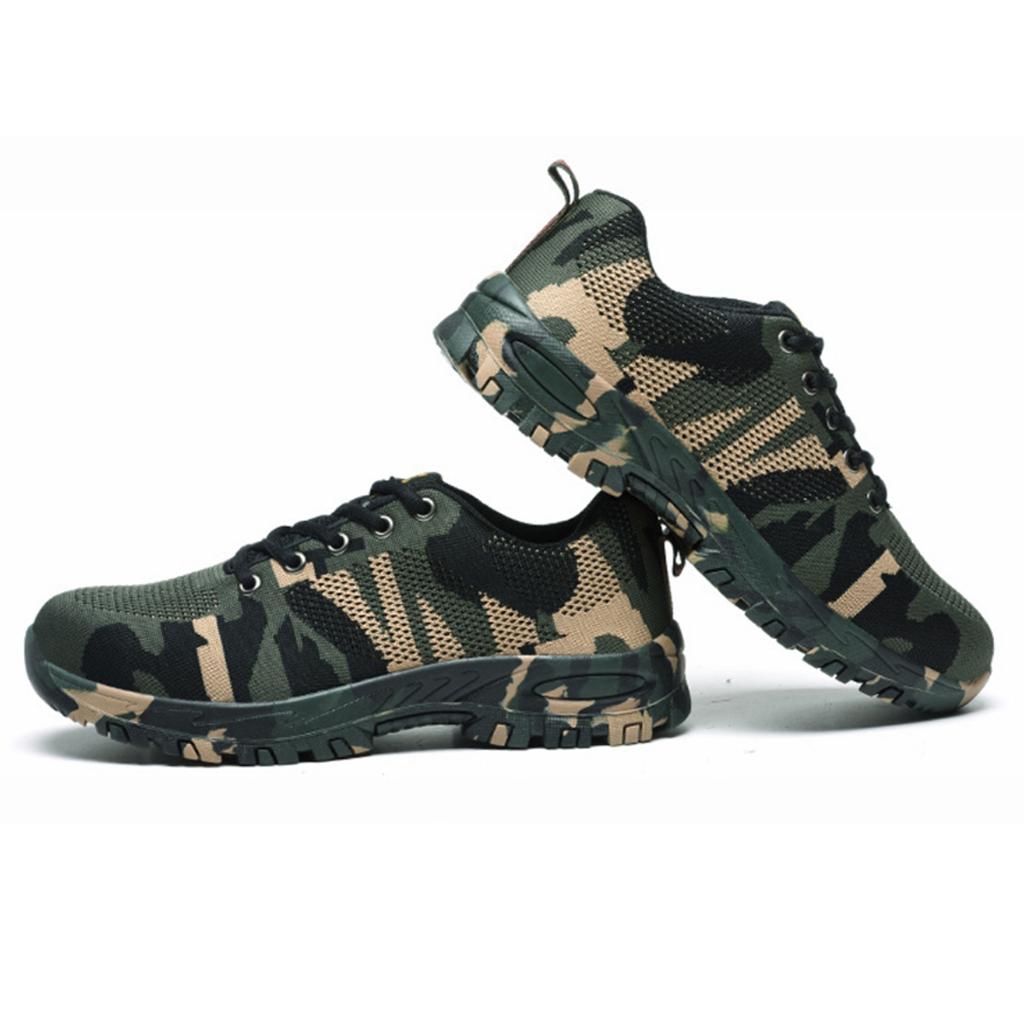 Steel Toe Camouflage Safety Work Shoes for Industrial Construction 265mm