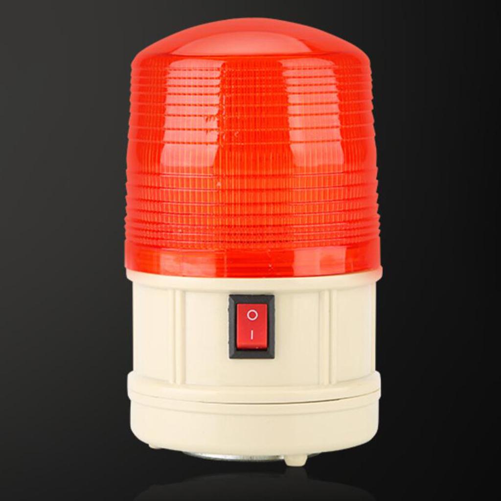 6V Emergency LED Flashing Strobe Signal Warning Light Lamp Beacon Red 6V