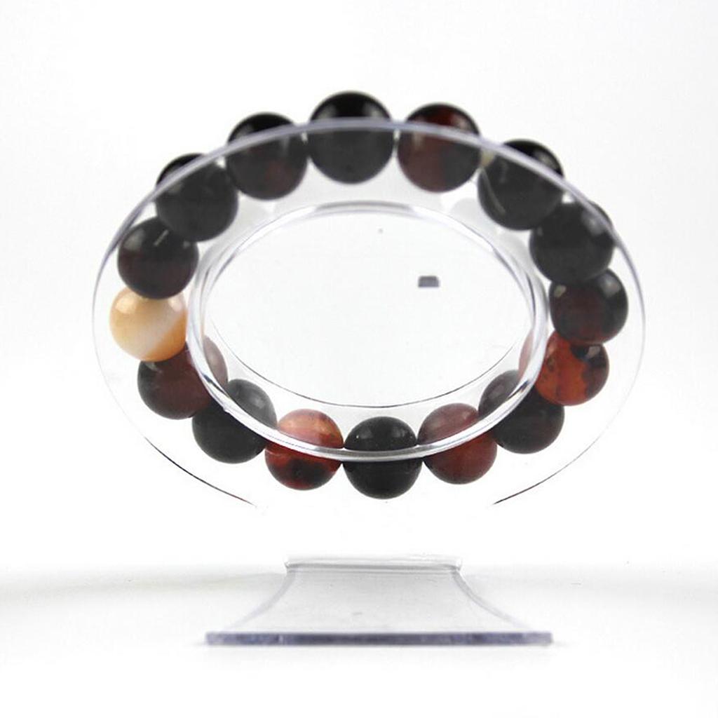 Clear Acrylic Jewelry Bead Bracelet Bangle Watch Display Stand Holder Rack
