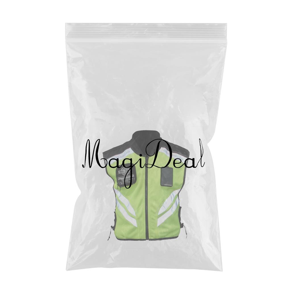 Breathable Fluorescent Reflective Vest for Motorcycle Bicycle Racing 3XL