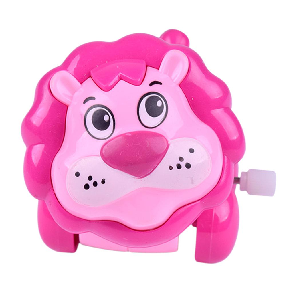 Baby Cartoon Clockwork Wind Up Toys Children Running Plastic Gift Lion