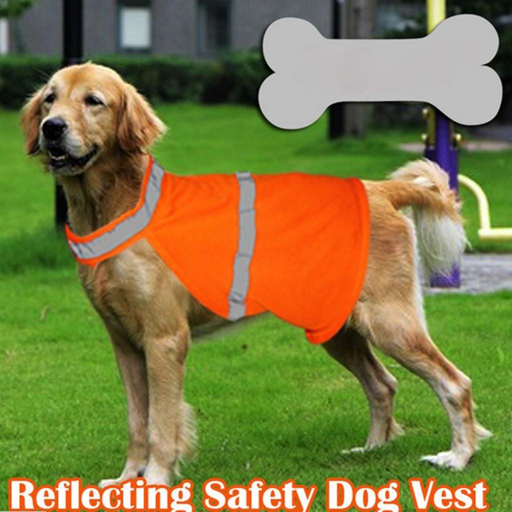 Pet High Visibility Safety Vest Orange - S