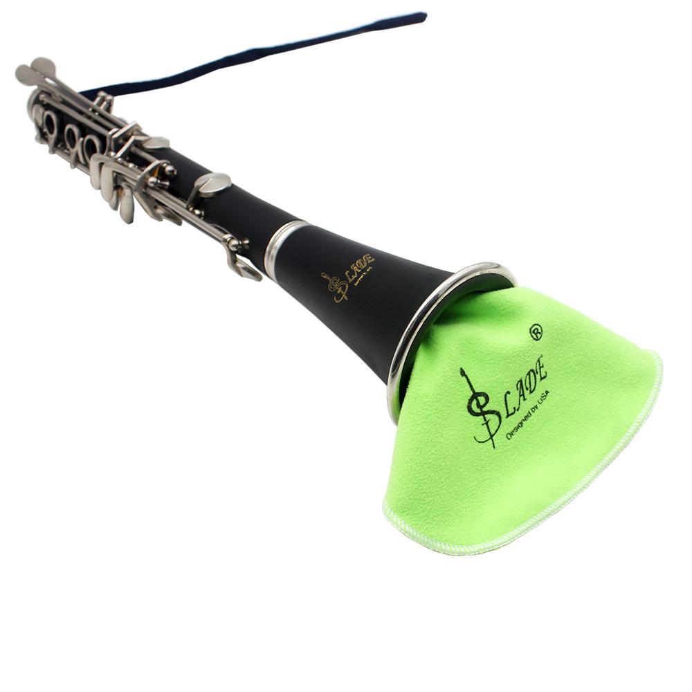 LADE Cleaning Cloth for Wind Music Instrument Green