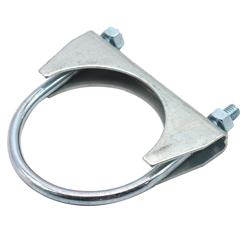 304 Stainless Steel Saddle U-Bolt Exhaust Muffler Clamp - 3 Inch