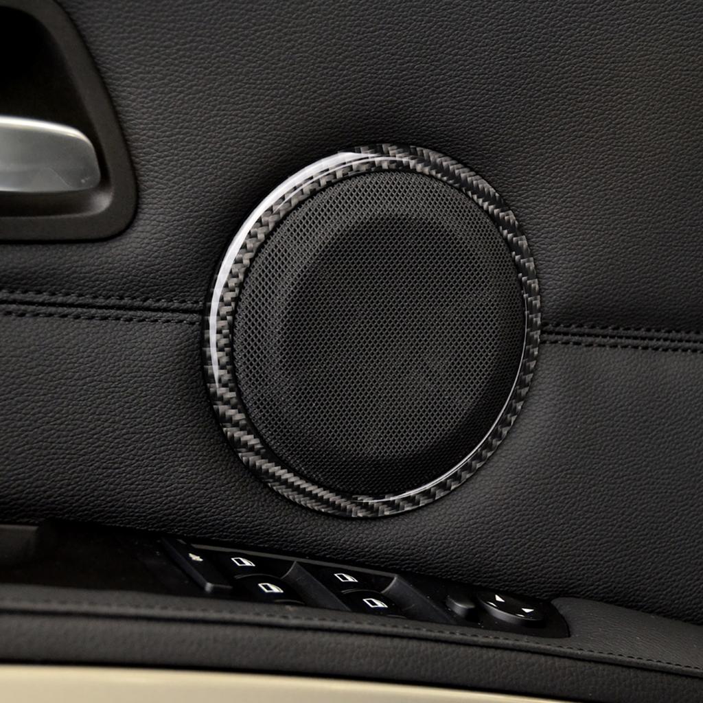 Decor Car Door Speaker Circle Cover Trim For BMW 3 series E90 E84 2005-2012
